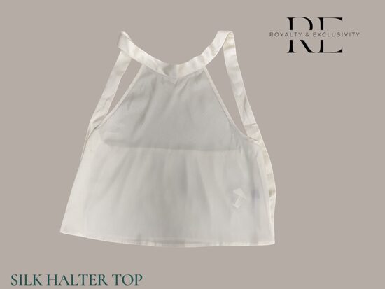 Silk Halter Top
